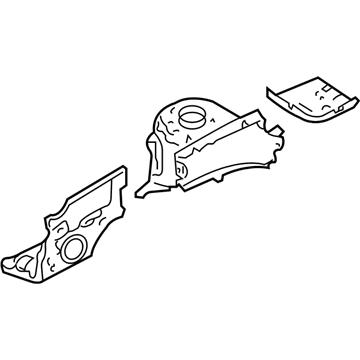 Ford 4L8Z-16054-AA Apron Assembly