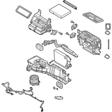 Ford MB3Z-19B555-BA A/C & Heater Assembly