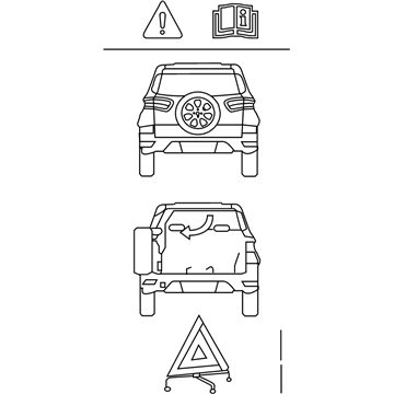 Ford CN1Z-9900014-A Info Label