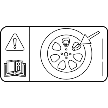 Ford GN1Z-1532-C Spare Tire Label