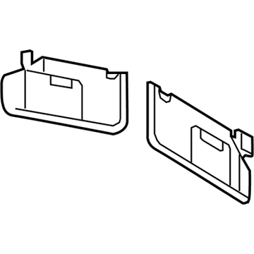 Lincoln 7A1Z-7804104-AA Visor