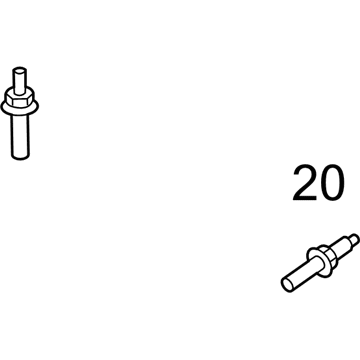 Ford -W707099-S437 Mount Bracket Stud