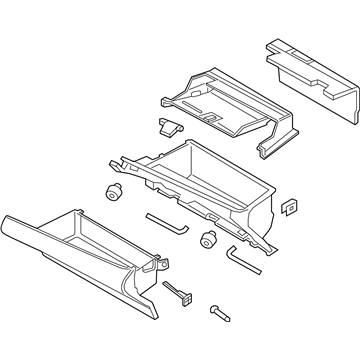 Lincoln Glove Box - JD9Z-5406010-AA