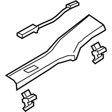 Lincoln GD9Z-5413228-DA Rear Sill Plate