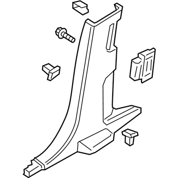 Ford GD9Z-5424346-AC Trim - "B" Pillar