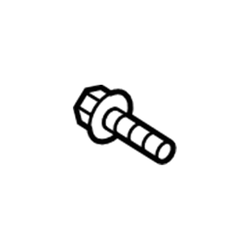 Lincoln -W507122-S424 Lower Center Pillar Trim Screw