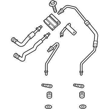 Ford DG9Z-7R081-H Cooler Pipe