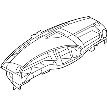 Ford 8C2Z-1504320-AA Instrument Panel