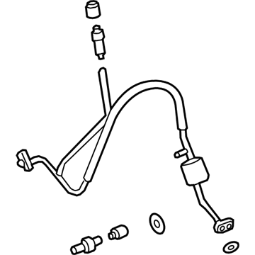 Ford LC3Z-19972-B Hose & Tube Assembly