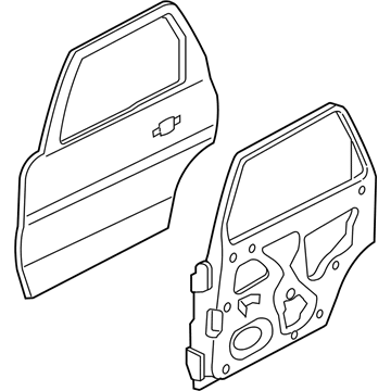 Mercury 8L8Z-7824630-A Door Shell