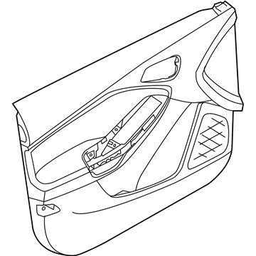 Ford F1EZ-5823942-BA Door Trim Panel