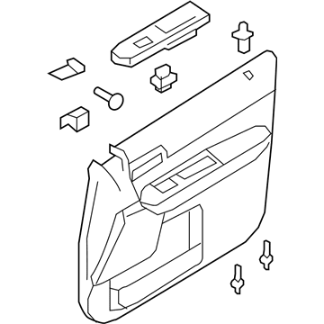 Mercury 9E6Z-7823942-AB Door Trim Panel