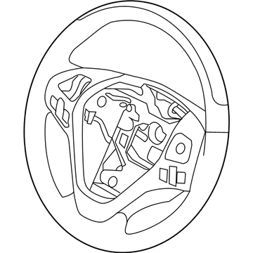 Ford BA1Z-3600-GA Steering Wheel Assembly