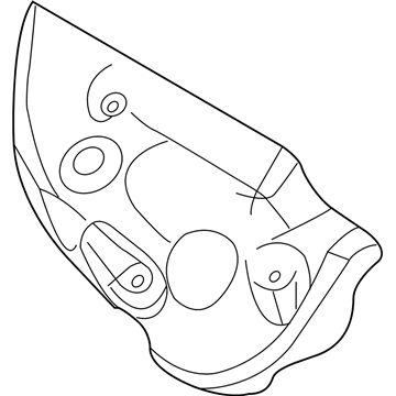 Lincoln 7T4Z-9A462-B Heat Shield