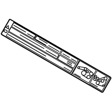 Lincoln 8L8Z-1503050-B Label