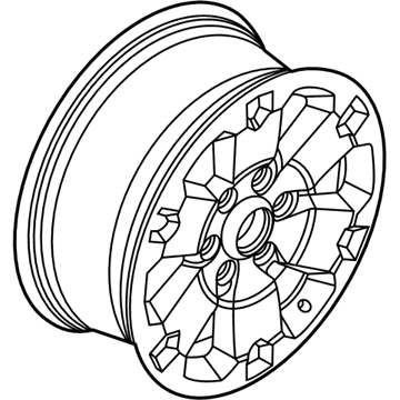 2022 Ford Ranger Spare Wheel - KB3Z-1007-H