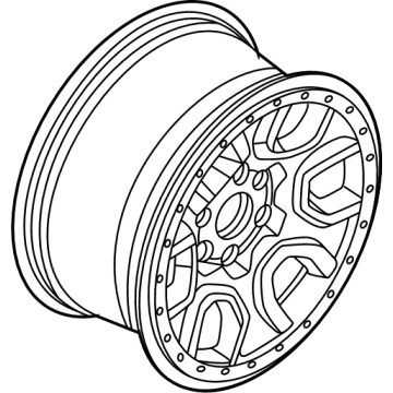 Ford N2DZ-1007-CA Wheel, Alloy