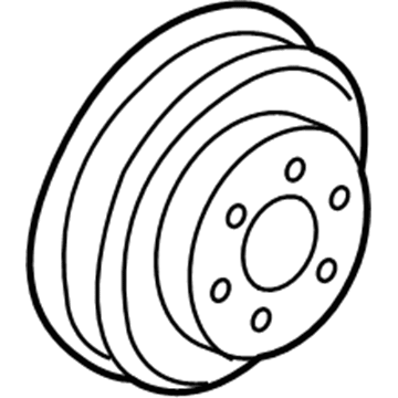 Lincoln Nautilus Timing Belt Idler Pulley - NJ5Z-6312-A