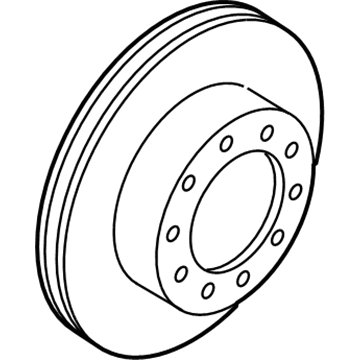 Ford F-250 Super Duty Brake Disc - 6U2Z-1V125-J