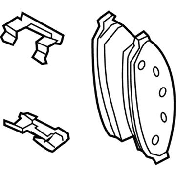 2011 Mercury Grand Marquis Brake Pads - 4U2Z-2V001-A