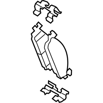 Ford EB5Z-2001-B Brake Pads