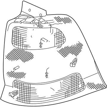 Mercury 6F2Z-13404-BA Tail Lamp Assembly