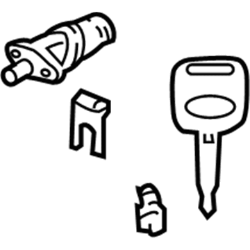 Mercury YL8Z-7843432-AB Cylinder & Keys