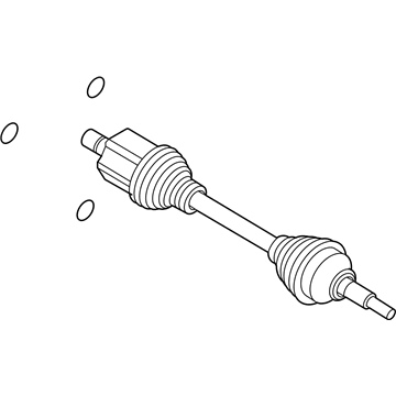 Ford L1MZ-3A427-G SHAFT - FRONT AXLE