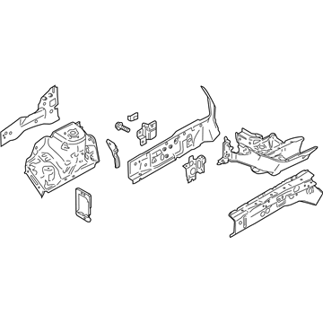 Ford GN1Z-16054-C Apron/Rail Assembly