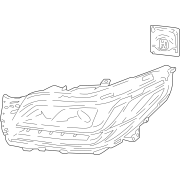 Lincoln NL7Z-13008-G Headlamp Assembly