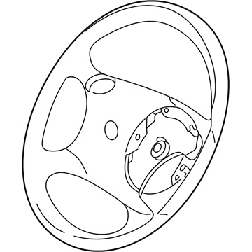 Ford F87Z-3600-JAA Steering Wheel Assembly