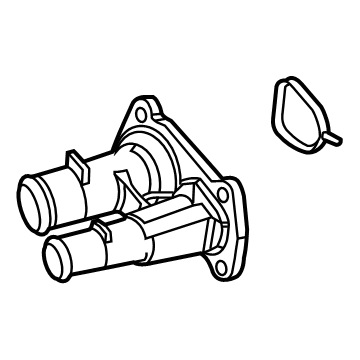 Ford Fiesta Thermostat Housing - BE8Z-8592-B