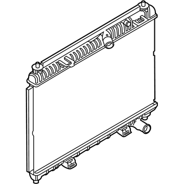 Ford AE8Z-8005-B Radiator Assembly