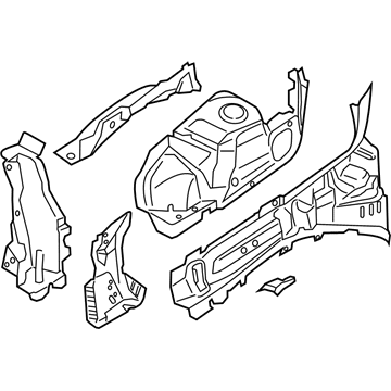 Lincoln GG9Z-16055-A Apron Assembly