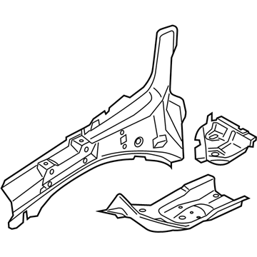 Lincoln DG9Z-5410462-A Rail Assembly