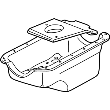 Mercury XF2Z-6675-EA Oil Pan