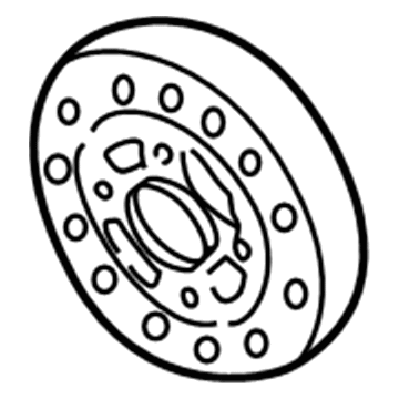 Ford Aerostar Crankshaft Pulley - F7DZ-6316-AA