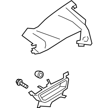 Lincoln GD9Z-54044F58-BE Upper Panel