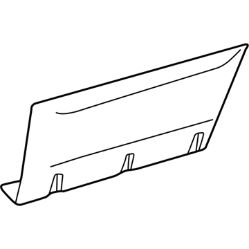 2004 Ford Excursion Door Moldings - 1C7Z-78101A05-APTM