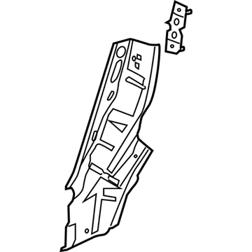 Lincoln 8A5Z-5428408-A Lock Pillar Reinforcement