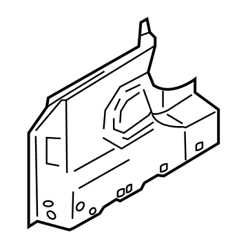 Ford PR3Z-6302501-A Lower Pillar Reinforcement