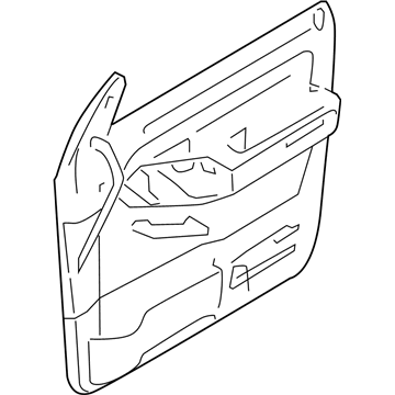 Mercury 7L2Z-7823942-BAA Door Trim Panel