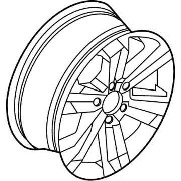 Ford KL3Z-1007-F Wheel, Spare