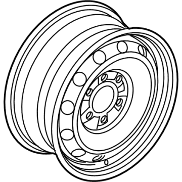 Ford JL1Z-1007-A Wheel, Spare