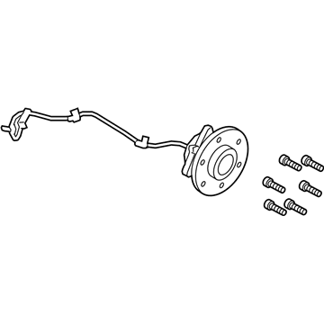 Lincoln JL1Z-1109-A Hub Assembly