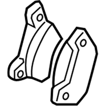 2008 Ford Explorer Sport Trac Brake Pads - 8L2Z-2V200-B