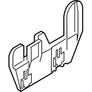 Ford F7UZ-14536-BA Relay & Fuse Plate Mount Bracket