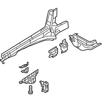 Lincoln DG1Z-5410008-A Inner Rail