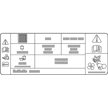 Lincoln HD9Z-1503050-A Info Label