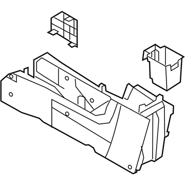 Mercury 9L8Z-78045A36-EA Console Base